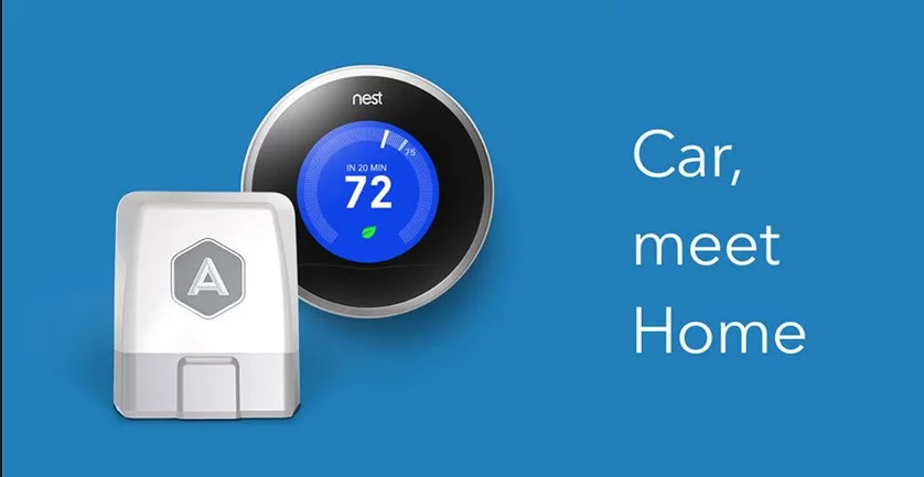 The Nest Smart Thermostat now works with Automatic's Connected Car Adapter