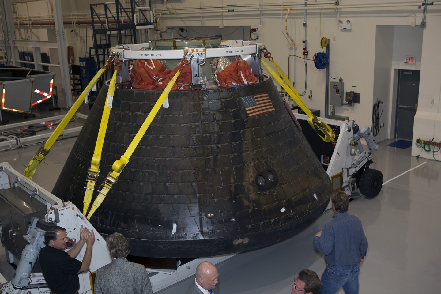 Orion has returned to the Kennedy Space Center of dismantling and analysis (Image: NASA/Dimitri Gerondidakis)