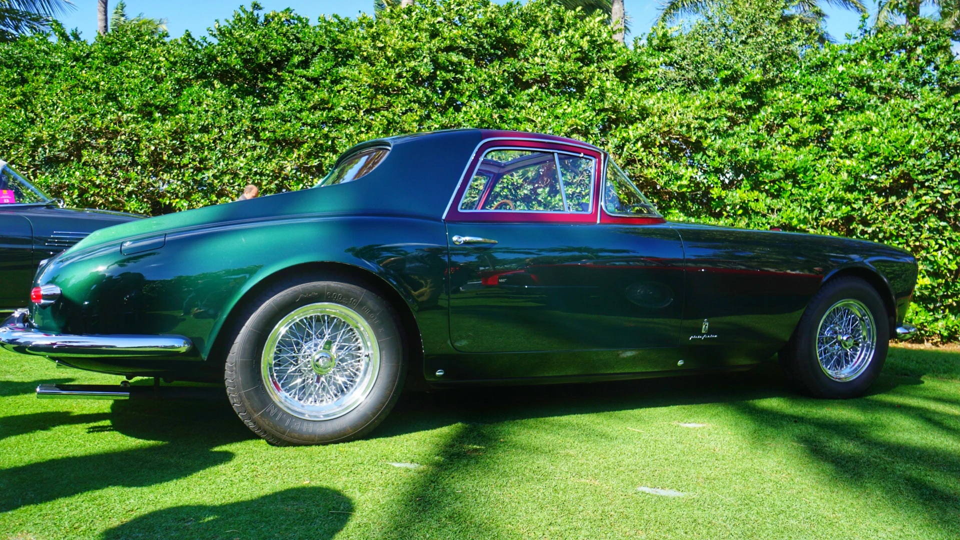 1955 375 AM Speciale: This 1955 Turin one-off show car by Pininfarina, and the last 375 America, was sold to Giani Agnelli in 1955 and has won at Amelia Island, Pebble Beach and Best of Show Cavallino.