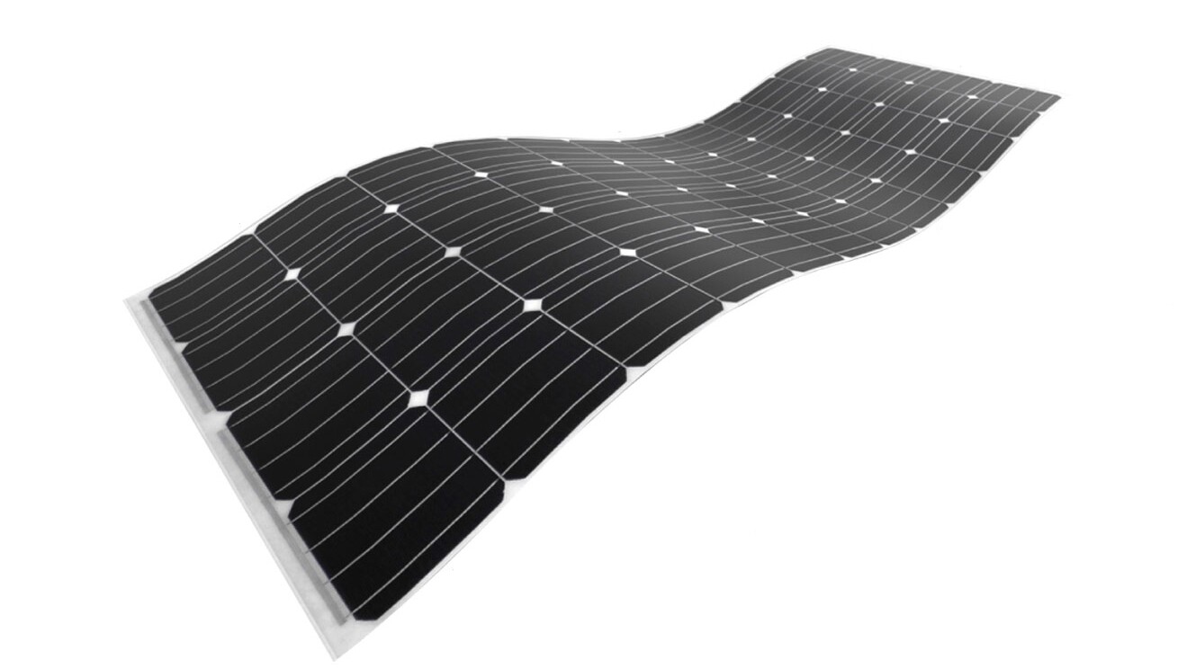 SunMan's eArche is a glass-free, thin and flexible solar panel, which – despite being around 70 percent lighter than traditional panels – has a comparable power output
