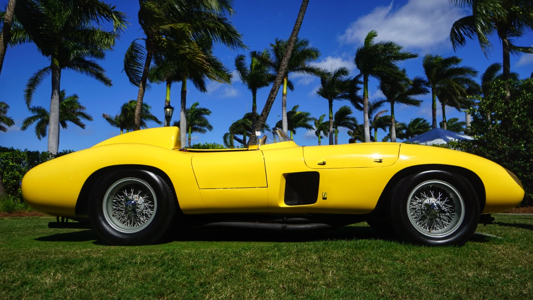 1955 Ferrari 410 Sport: This Platino example has won Best in Show at Cavallino and first in class at Pebble Beach. It's documented value is in the millions.