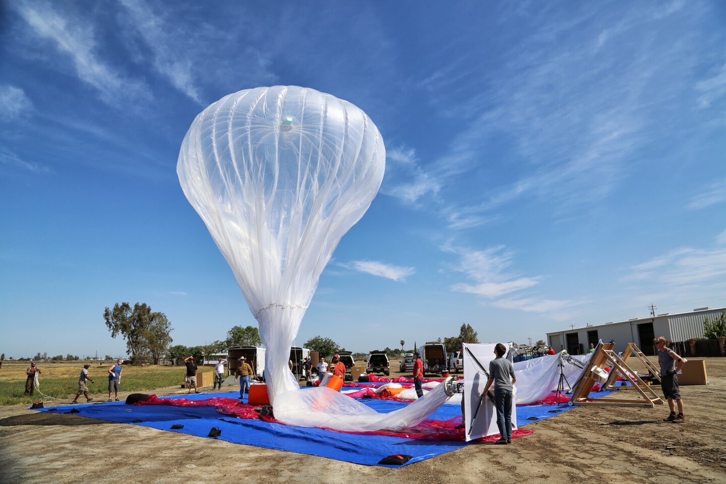 If the balloons need to go in a different direction, they can also be raised or lowered to catch a wind current heading on an alternate course