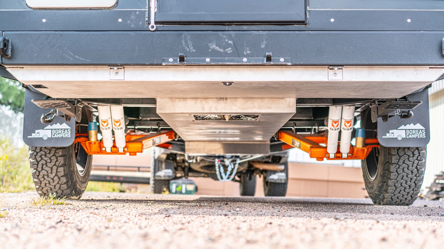 Boreas upgraded all its trailers to CruiseMaster suspension for 2021, and the new EOS-12 follows suit with a CruiseMaster XT Air system