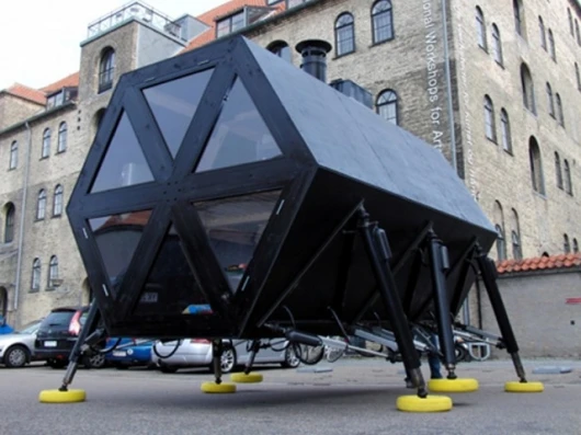 Quick! Out of the way, it's the Walking House!