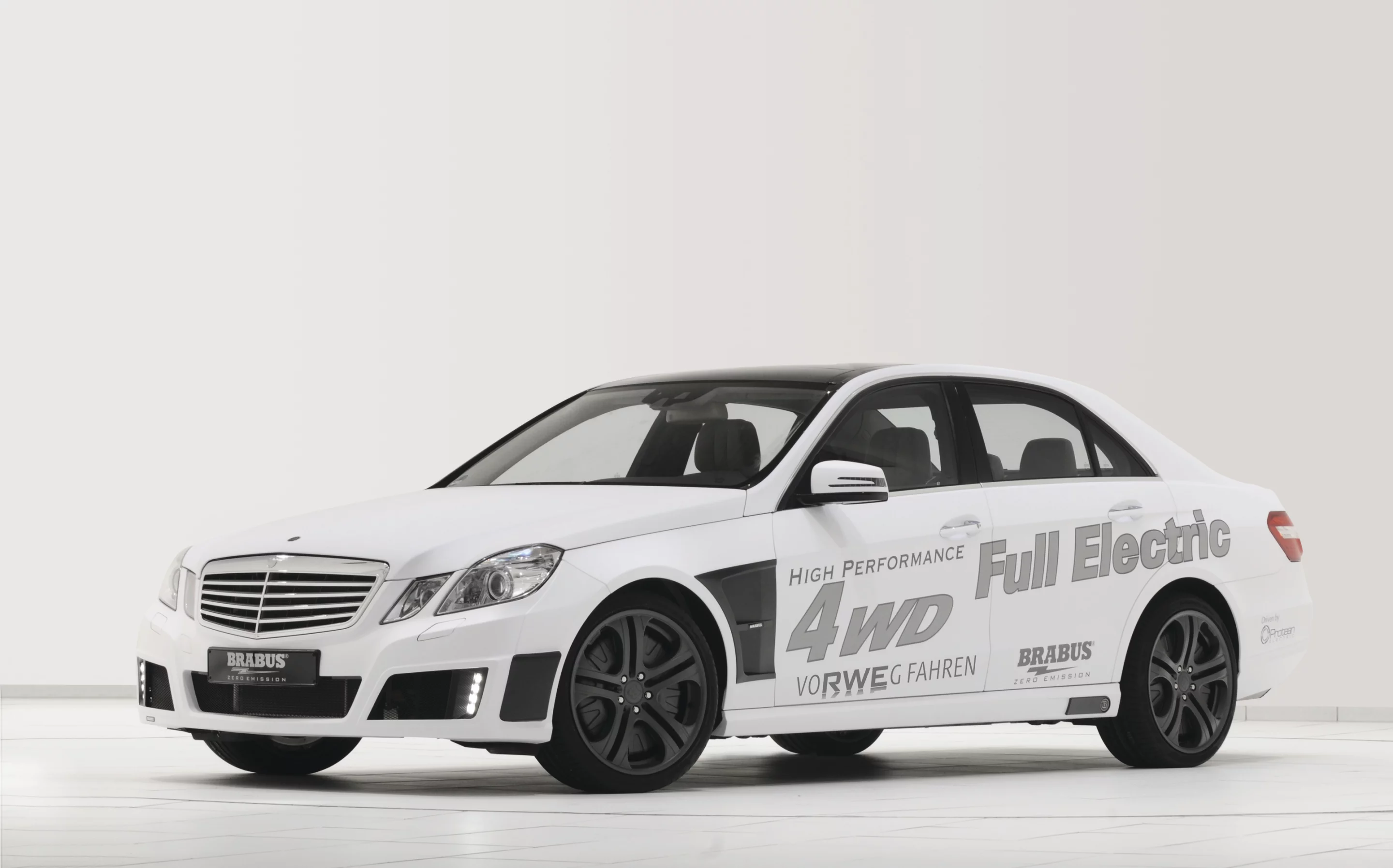 A BRABUS influenced Mercedes-Benz E-Class complete with full-electric and hybrid capabilities