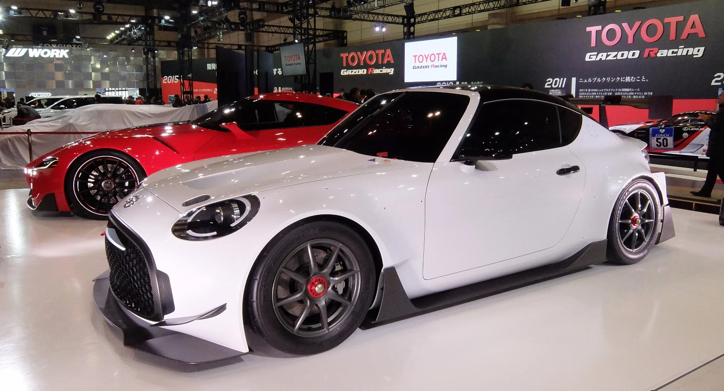 A racing version of S-FR concept shown at the 2015 Tokyo Motor show