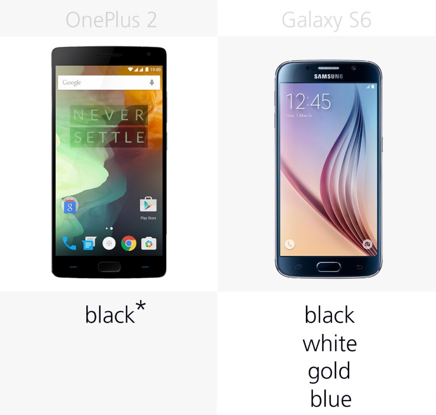 Color options