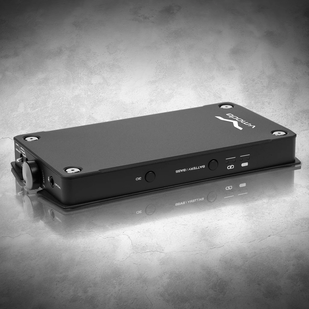 The VAMP VERZA ready to be connected to a device