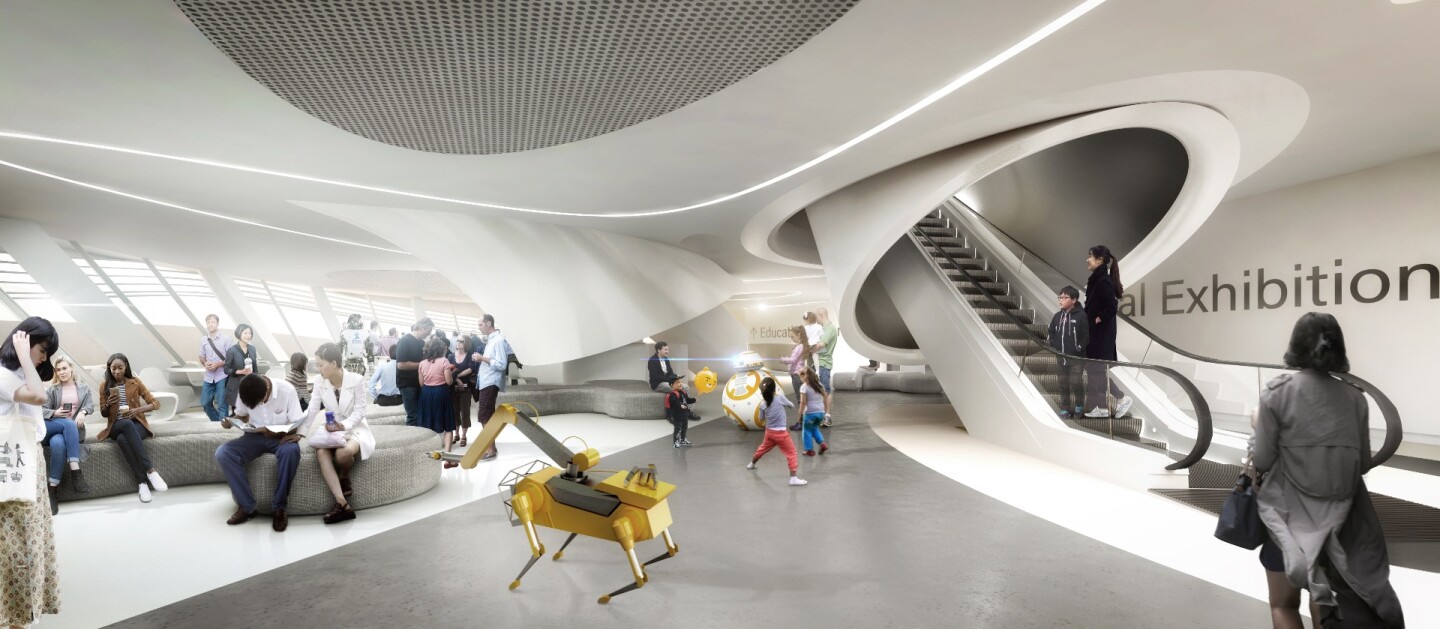 The Robot Science Museum's construction will involve drones and 3D printing
