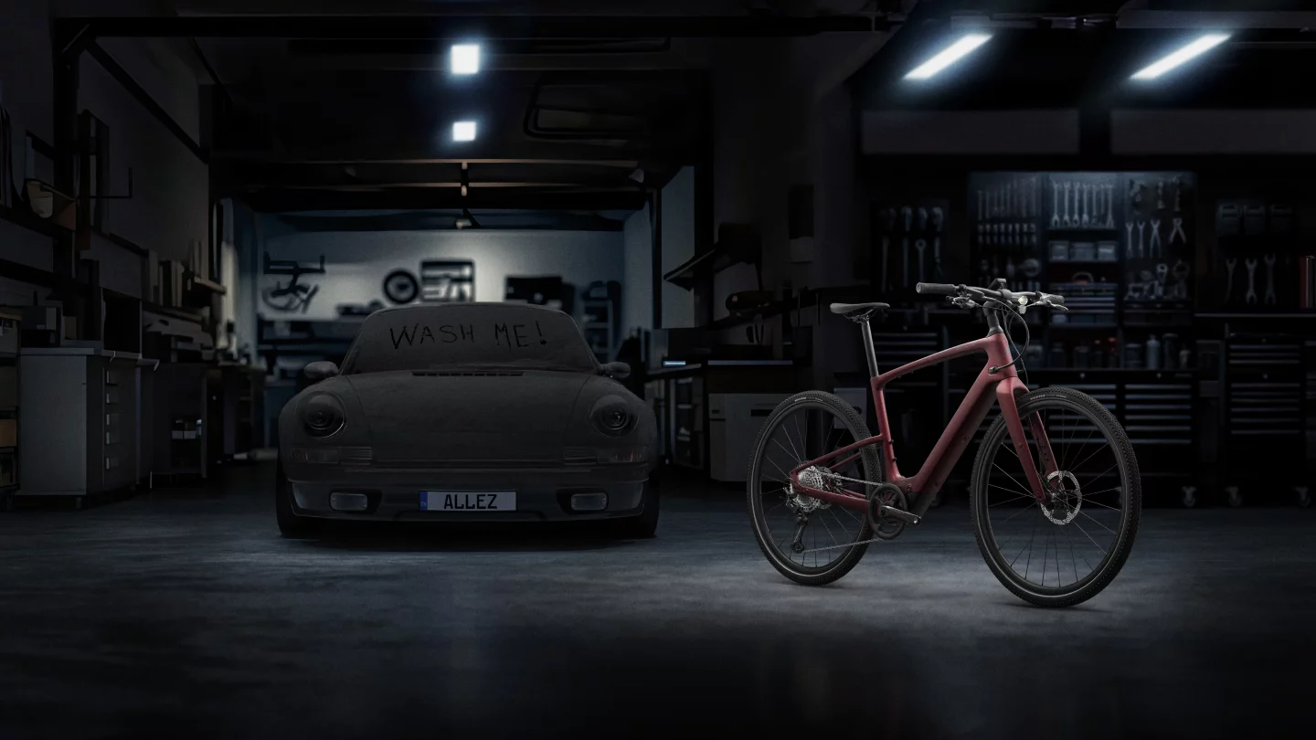 Leave the car in the garage to gather dust, and get to work in style with the Vado SL 2 Alloy ebike