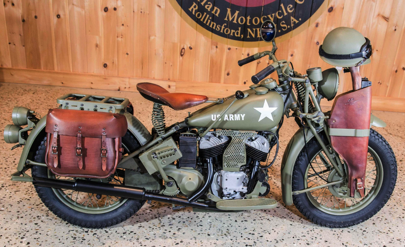 This 1941 Indian 30ci 741 Scout Military sold for $32,775 at Bonhams’ Las Vegas 2018 January auction.