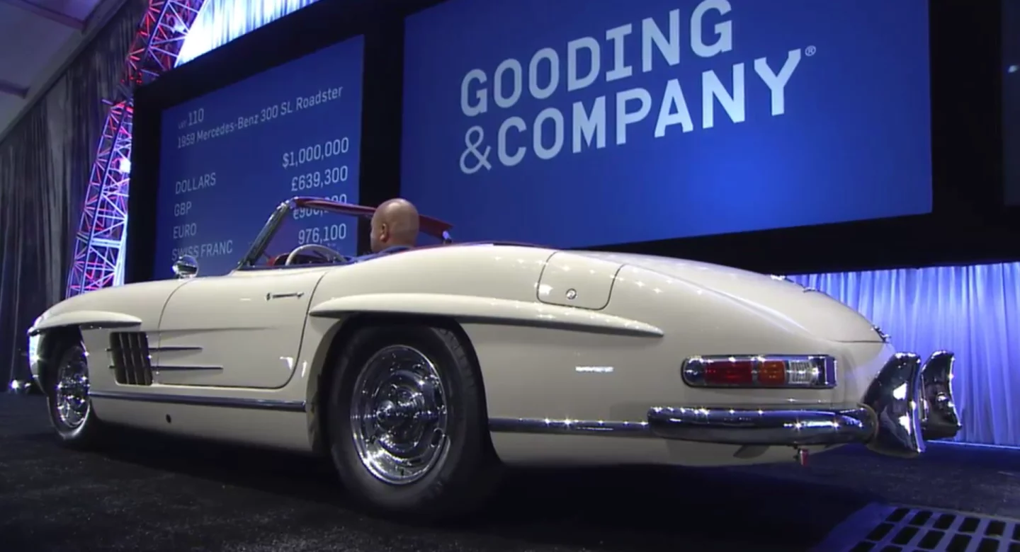 This 1959 Mercedes-Benz 300 SL Roadster sold for $1.1 million