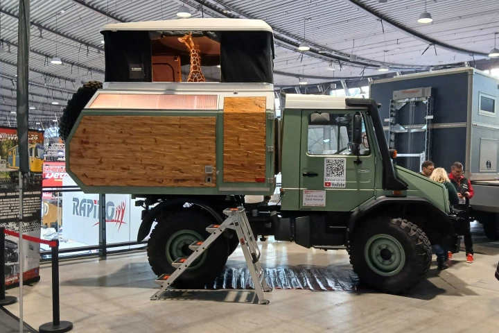 4Wheel24 presents a surprisingly compact but ultra-rugged Unimog expedition RV