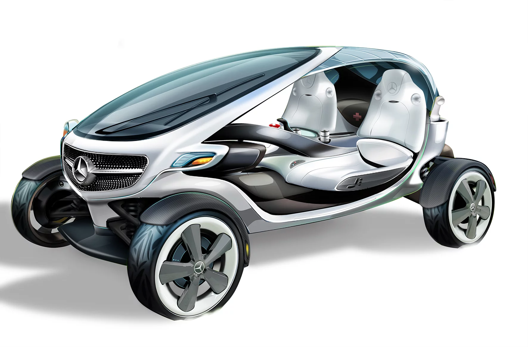 The Mercedes-Benz Vision Golf Cart