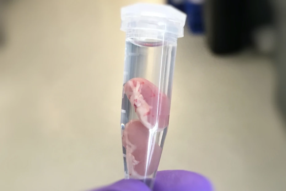 After their blood vessel walls were coated with the polymer, mouse kidneys were not rejected when transplanted from one animal to another
