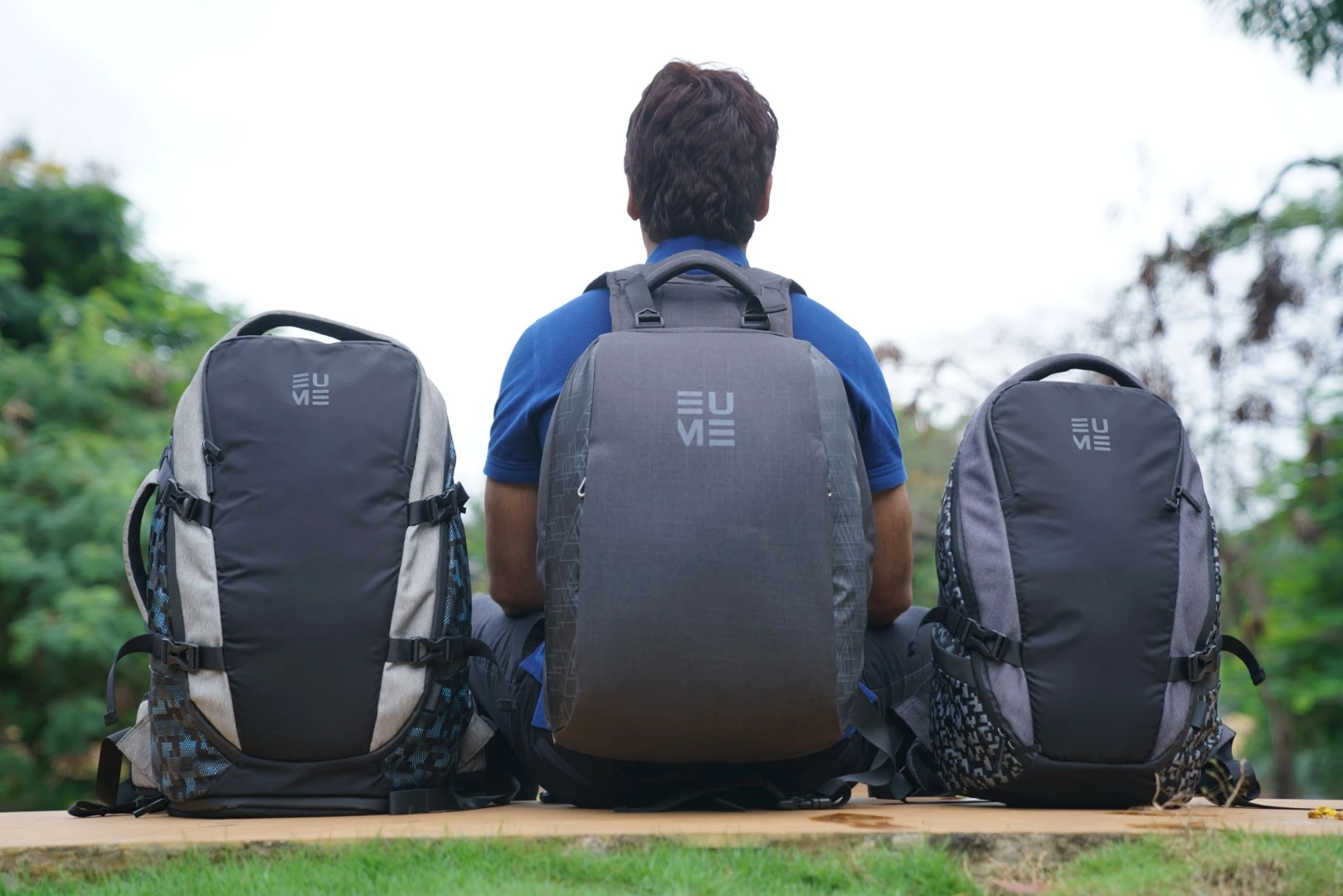 There are three Eume massaging backpacks up on Kickstarter