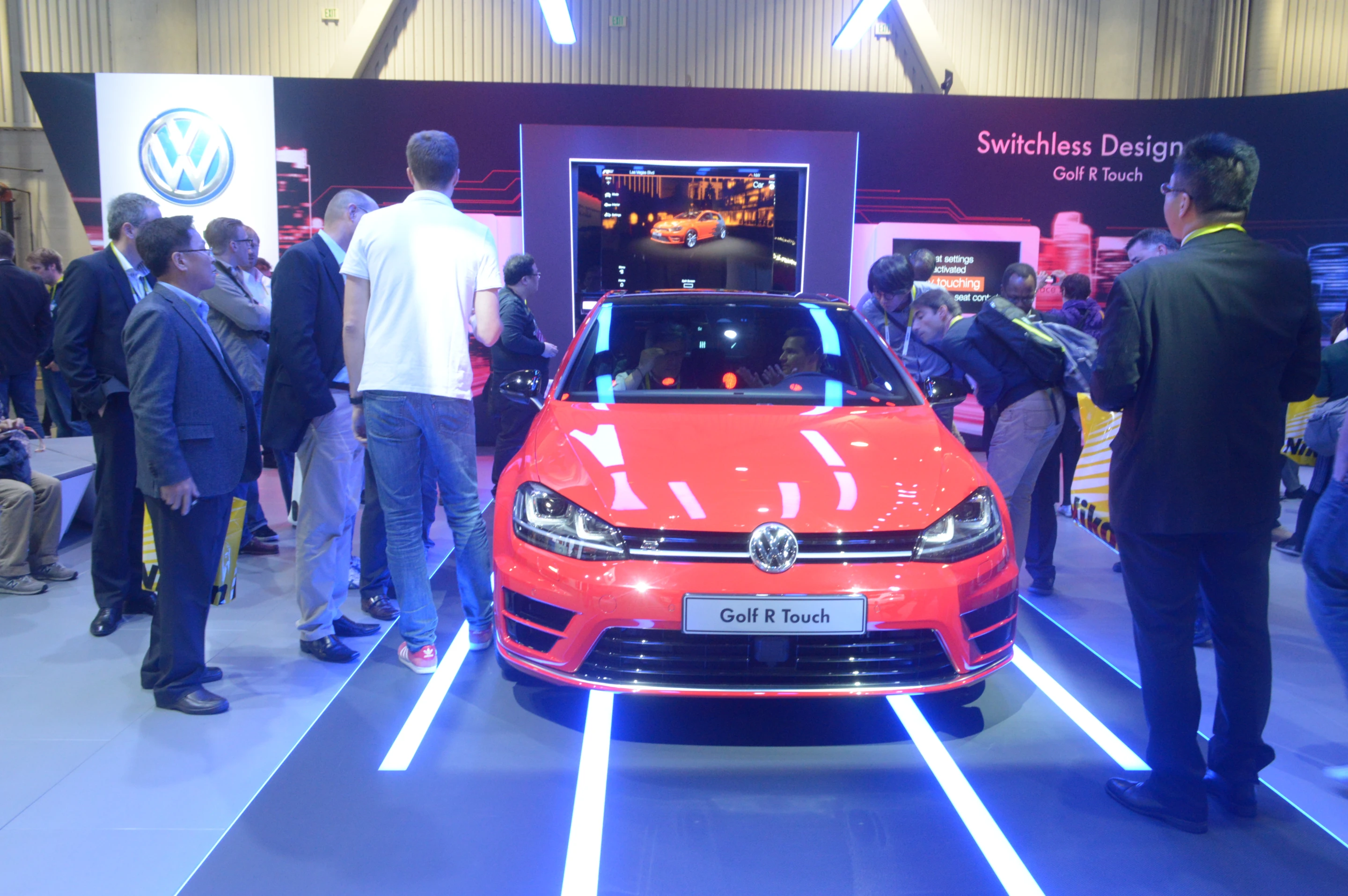 The VW Golf R Touch concept at CES 2015 (Photo: CC Weiss/Gizmag)