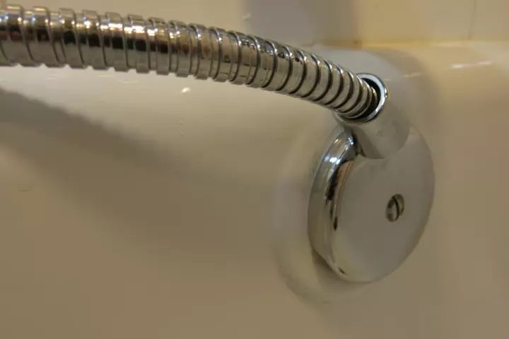 Re-Flow draws shower/bath water from the overflow drain