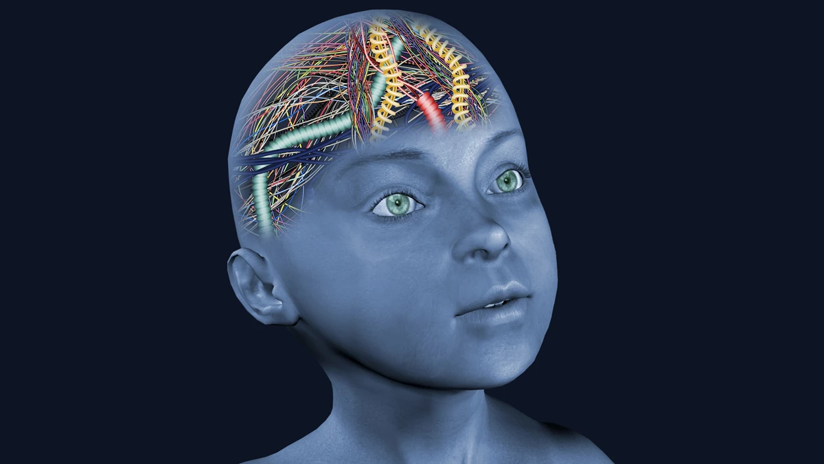 Researchers have found that an AI system has an average IQ of a four-year-old child (Image: Shutterstock)