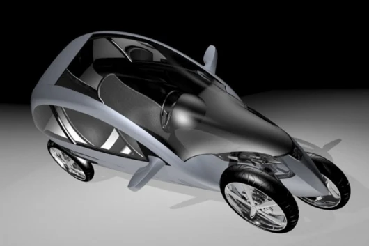 The TVA Gazelle tilting 4-wheeler concept