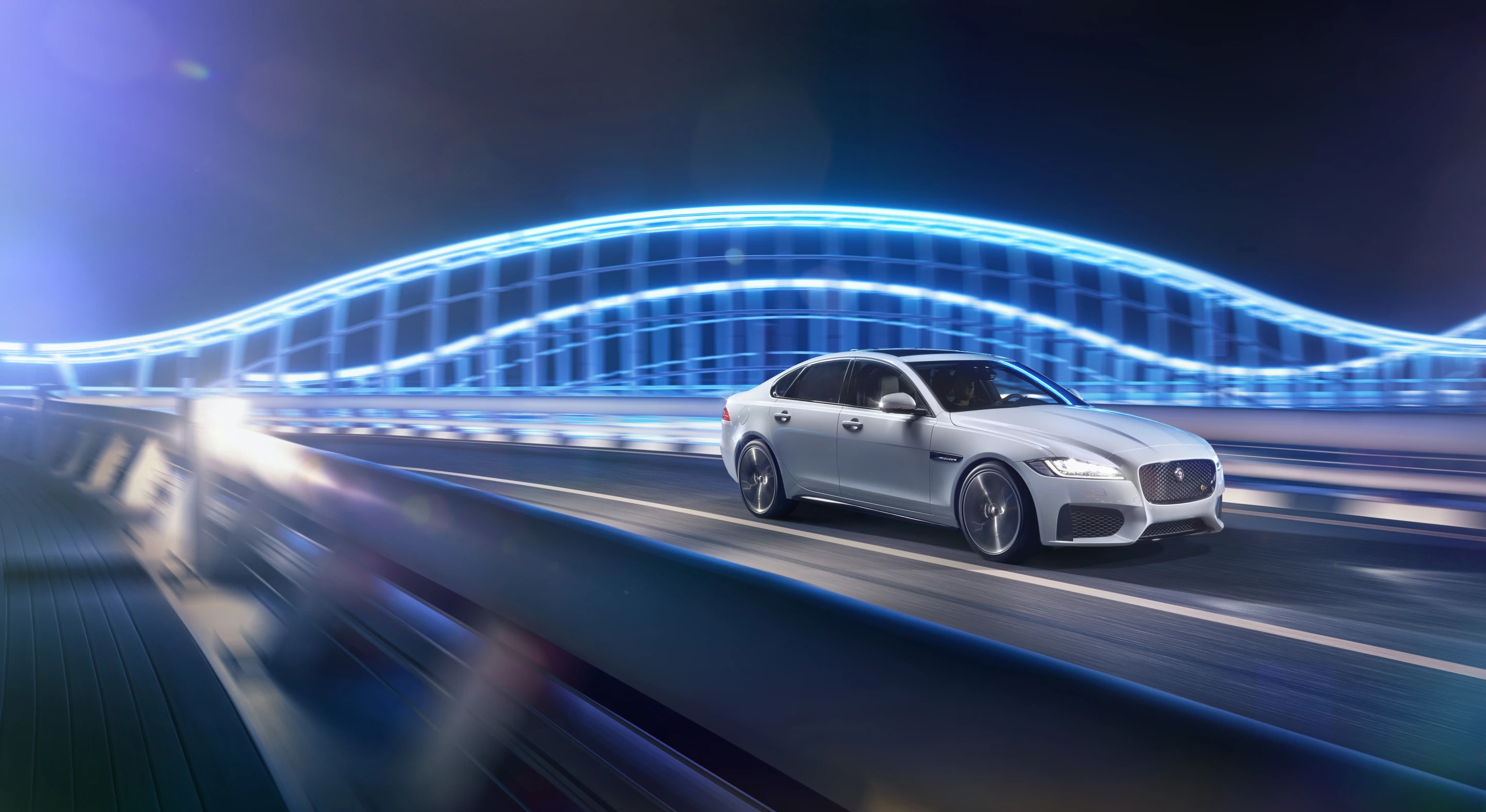 The 2016 Jaguar XF has a stiffer chassis