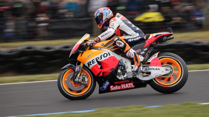 Casey Stoner won on home turf for a record 6th time