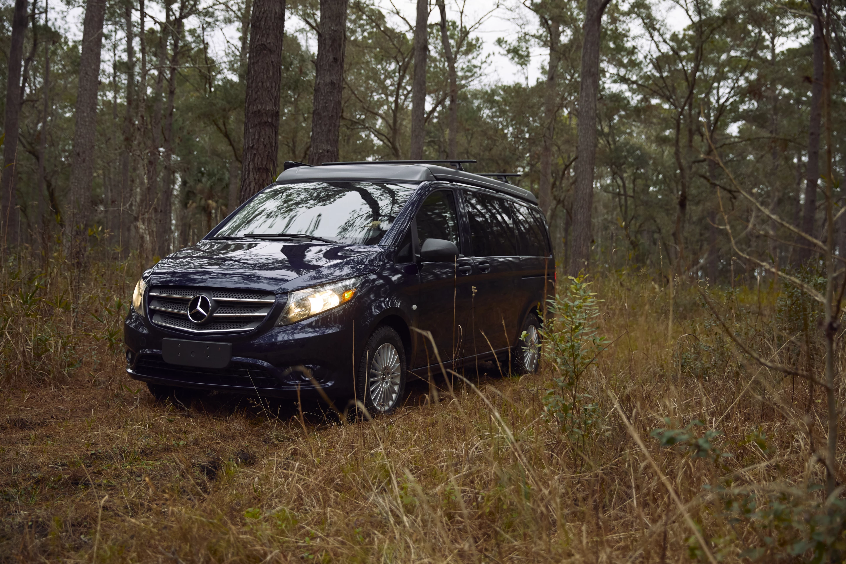 Rather than offer separate sleeper and full camper vans, as it does in Europe with Marco Polo models, Mercedes launches a single Weekender sleeper van that can be optioned into a more complete camper van