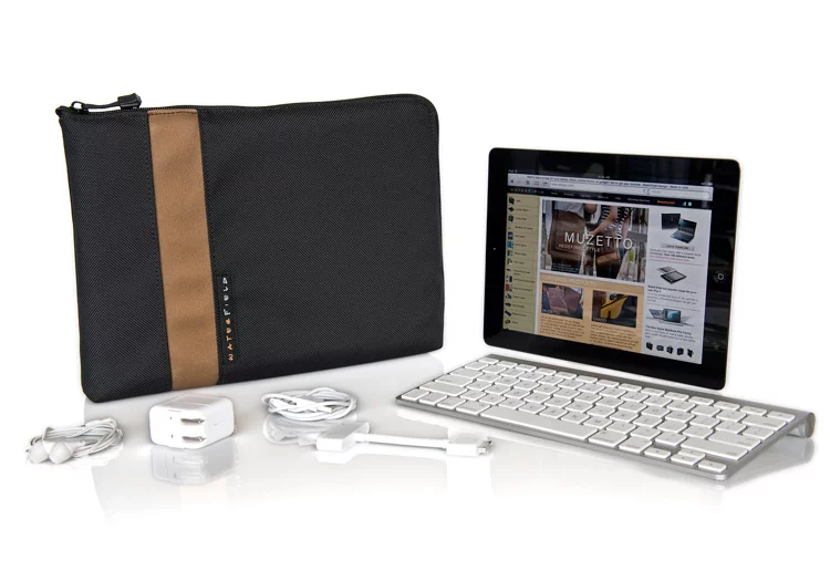 Waterfield Design's iPad Travel Express is a protective carrying case with extra room for various iPad accessories(All photos courtesy SFBags)