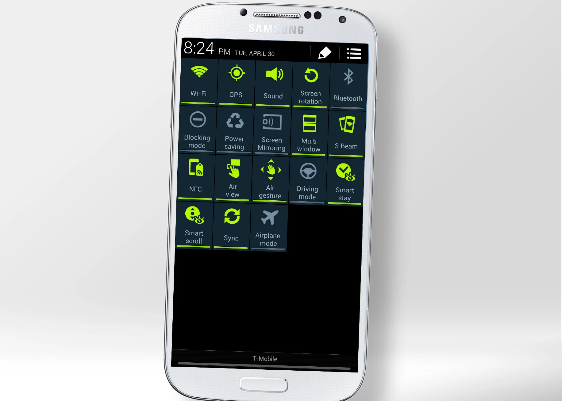 Samsung crammed in lots of software features
