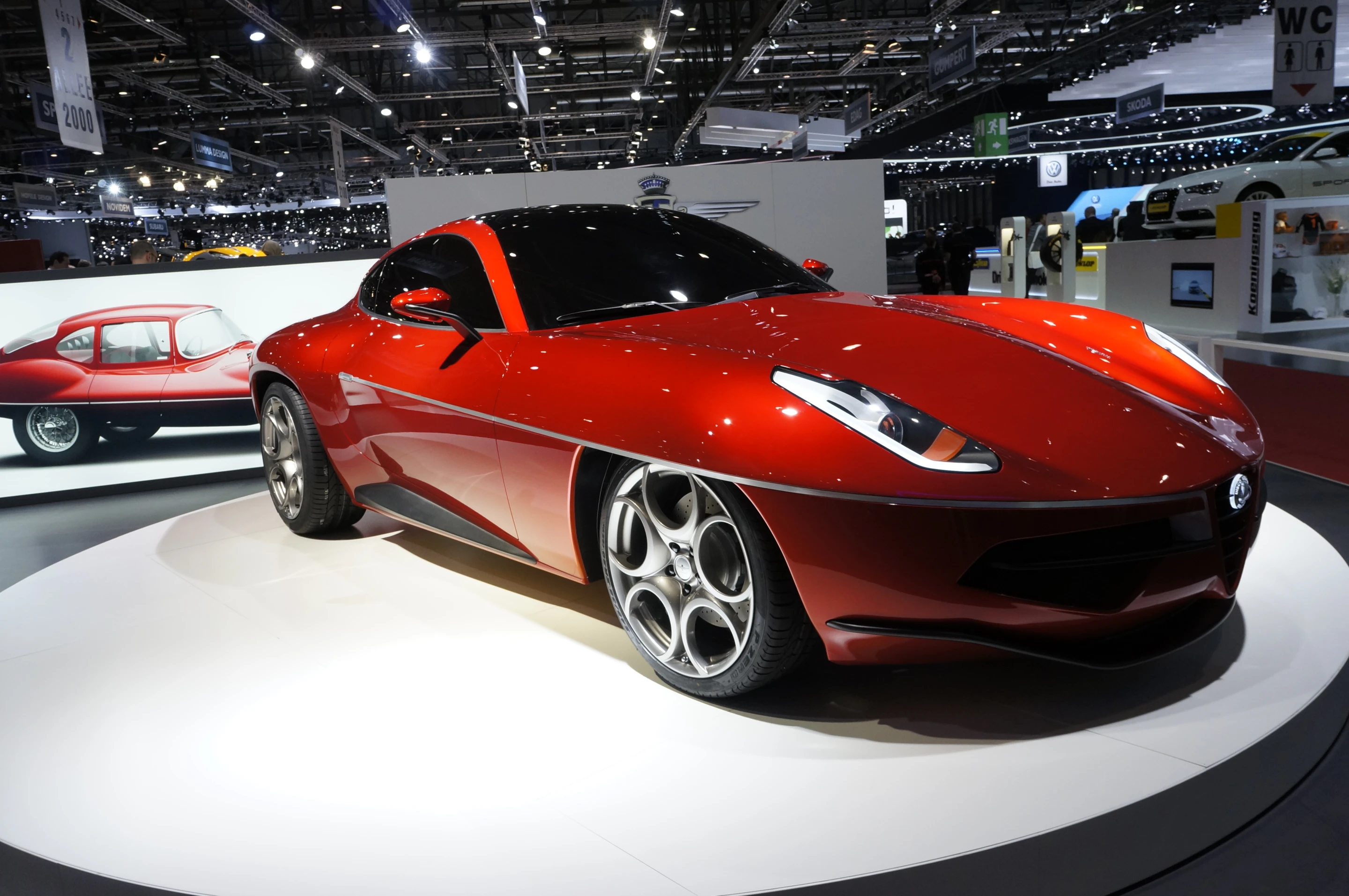 The Disco Volante 2012 has a 4.7 litre V8 engine (Image: Alfa Romeo)