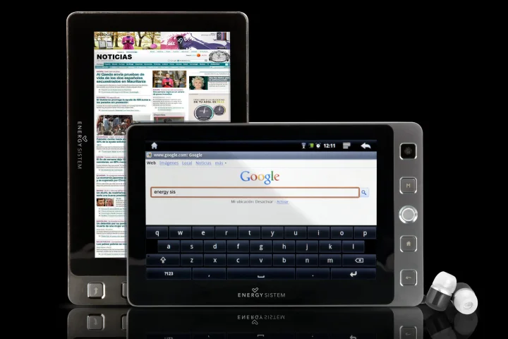 Energy Sistem is about to release a 5-inch Android-based touchscreen tablet with built-in webcam, Wi-Fi and 720p high definition video playback capability