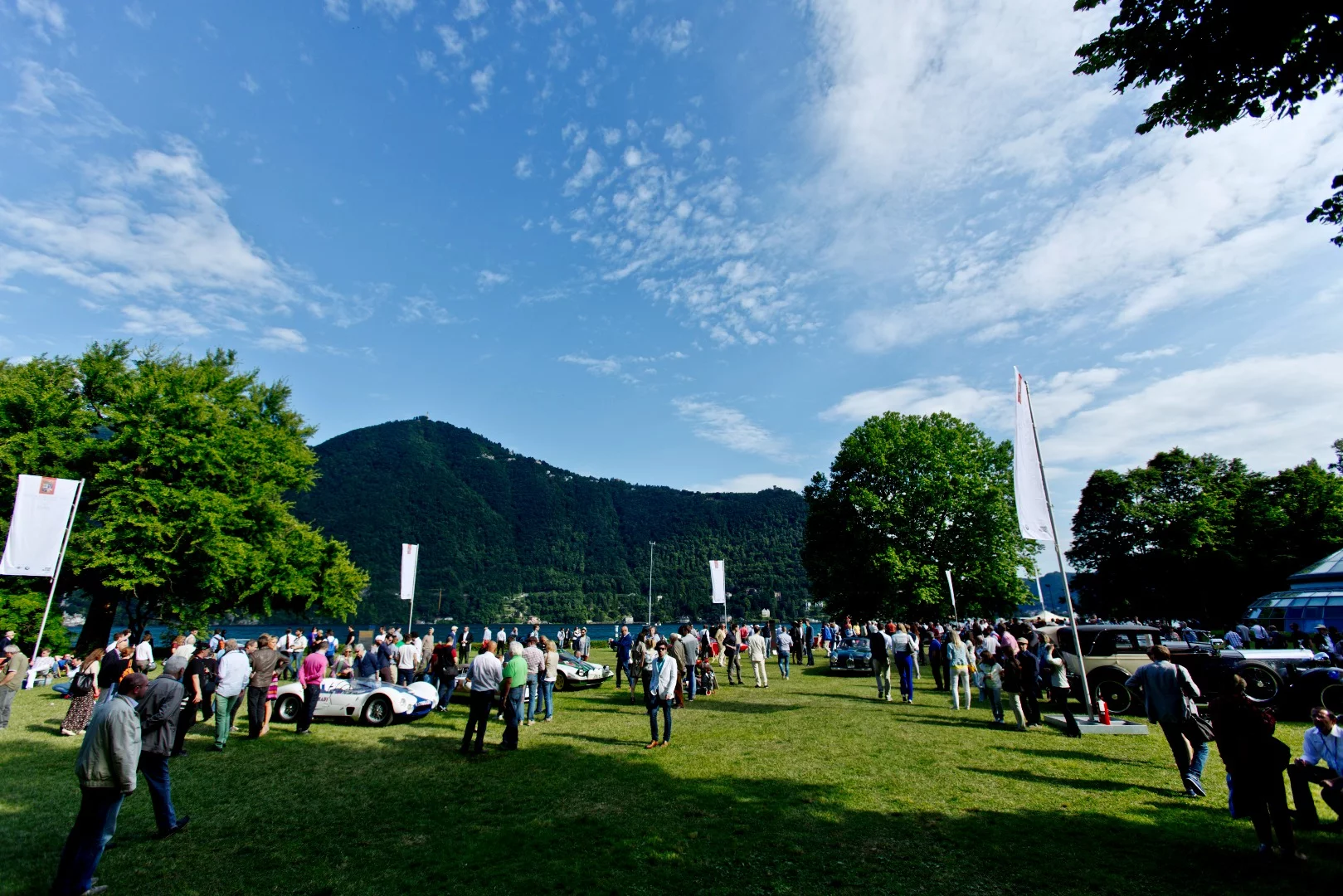 The beautiful grounds of Villa Erba