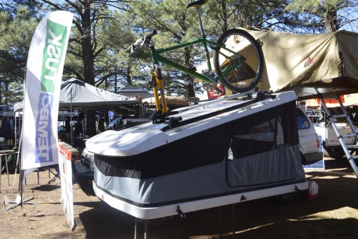 Tepui shows the Project White Lightning prototype at Overaldn Expo 2016 in May