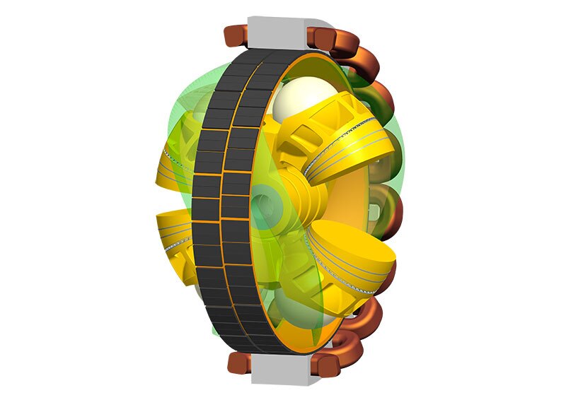 Kugel motor cutaway drawing