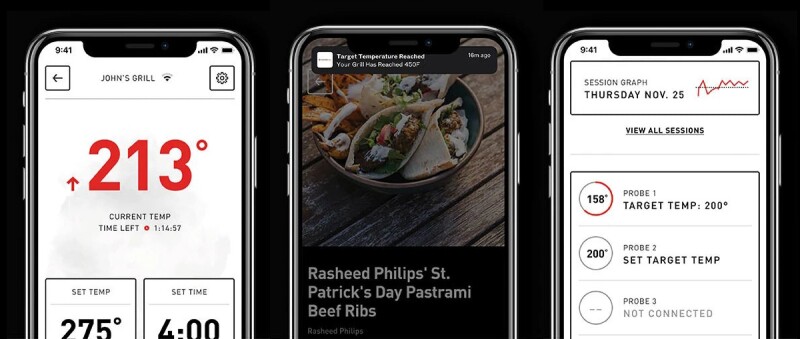 Prepare Your Steaks Using Your Phone with This $3,000 Digital Charcoal Grill ?url=http%3A%2F%2Fnewatlas Brightspot.s3.amazonaws.com%2F54%2F72%2F7e95ba3b4ddc9443385a1780479f%2Fthe Kamadoe Joe Mobile App Shows You Temperatures Alerts You With Notifications And Helps You Monitor Meat Probes