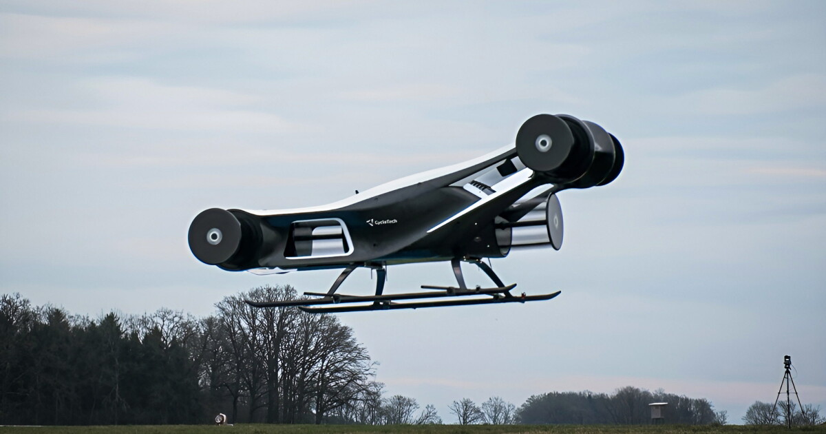 Barrel-rotor flying car prototype begins flight testing