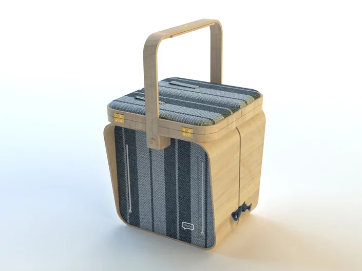 Springtime picnic kit designed by Jeriël Bobbe