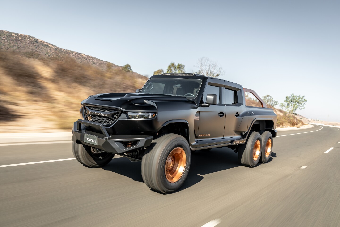 The Hercules 6x6 gets a full frontal makeover and an LED roof light