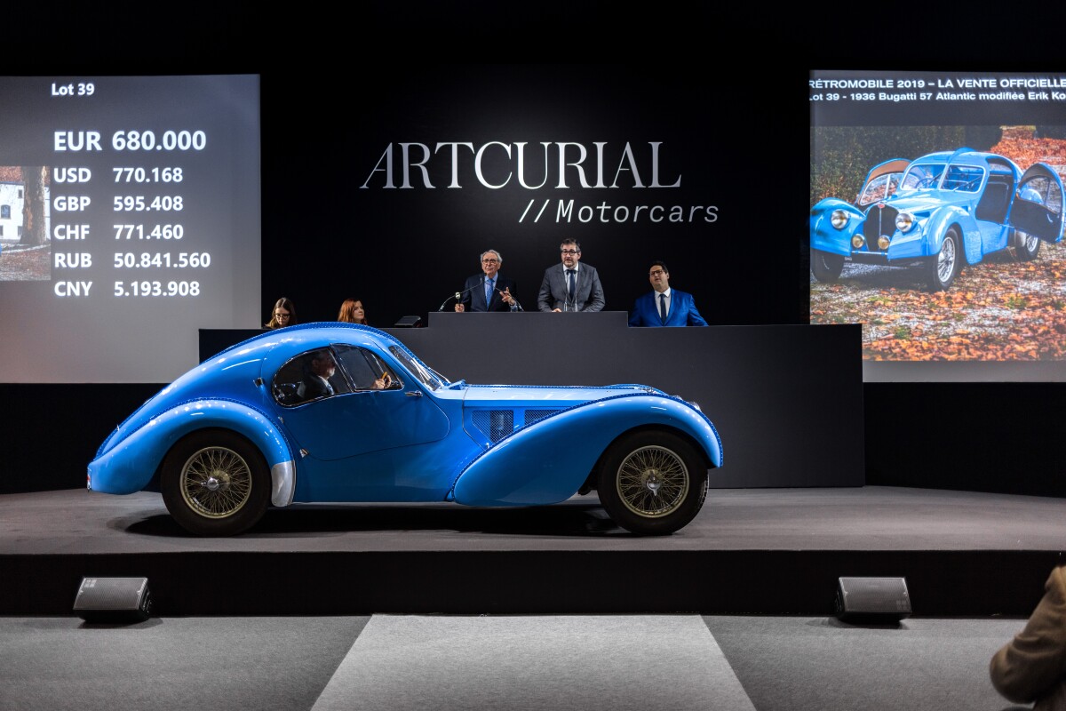 €852 900 | 1936 Bugatti 57 Altantic modifiée Erik Koux | Auction Description: Artcurial