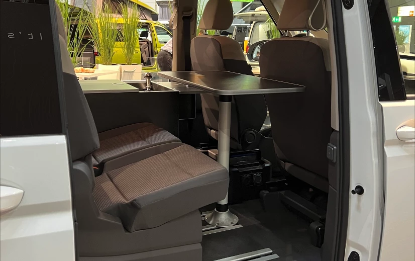 The Freevan conversion also includes a removable dining table