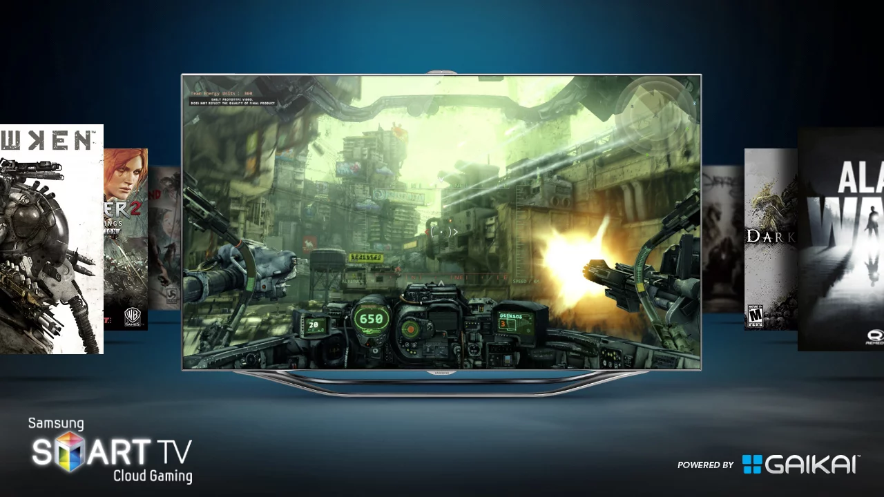 A catalog of games will be another channel on Samsung's new LED 7000 series Smart TVs