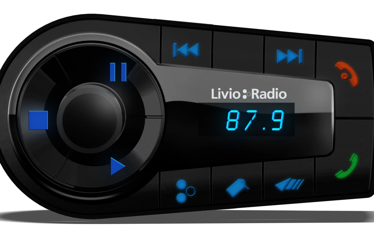 Livio Radio's Bluetooth Internet Radio Car Kit allows users to receive internet radio stations on the iPhone, and relay them into their car stereo
