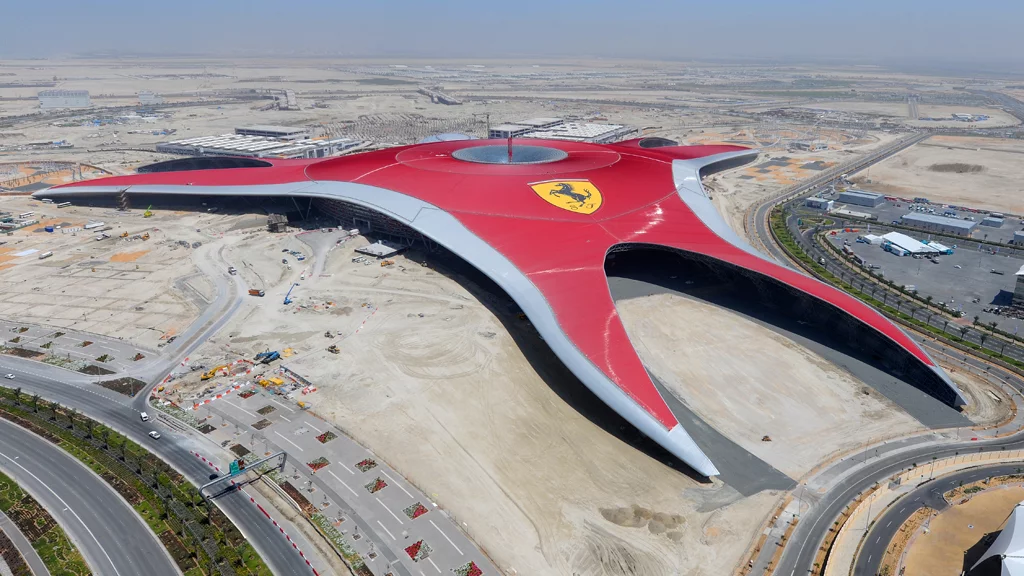 Ferrari World Abu Dhabi will be the biggest indoor theme park in the world