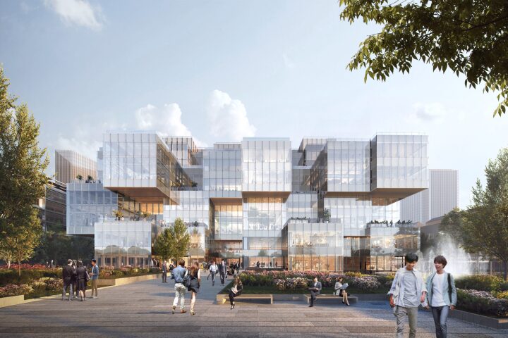 The Alibaba Shanghai Campus Headquartersis designed to resemble a cloud, says designer SOM