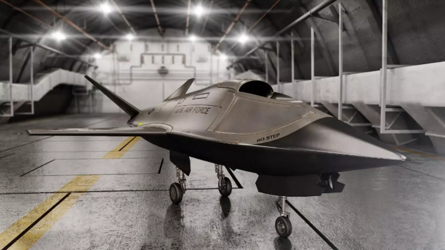 This hand-out sketch from a March, 2016 Air Force Research Labs (AFRL) presentation on its Low Cost Attritable Aircraft Technology (LCAAT) program offered quite a bit of insight into the final Valkyrie