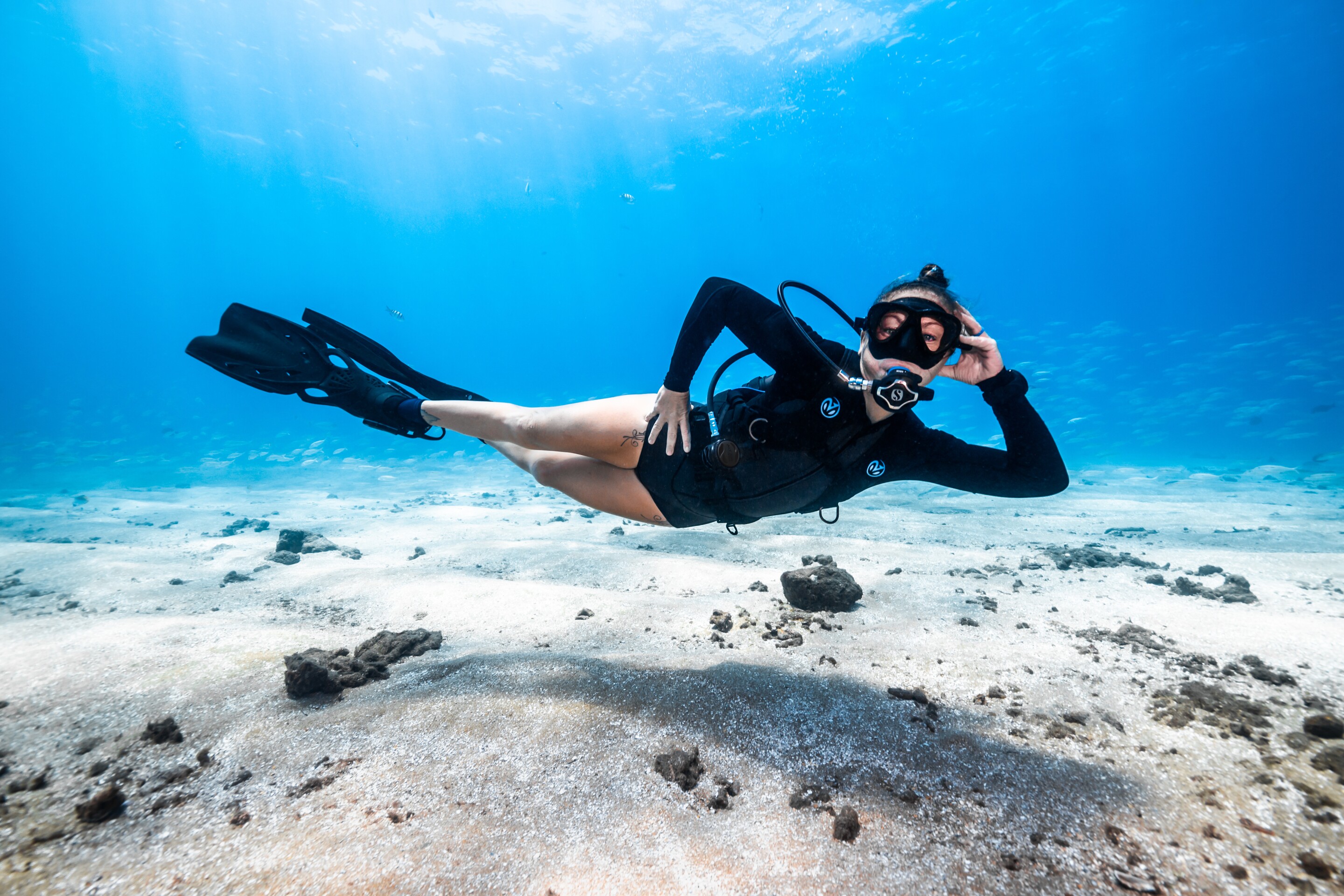 Avelo scuba system moves buoyancy control into a high tech air tank Avelo scuba system moves buoyancy control into a high tech air tank