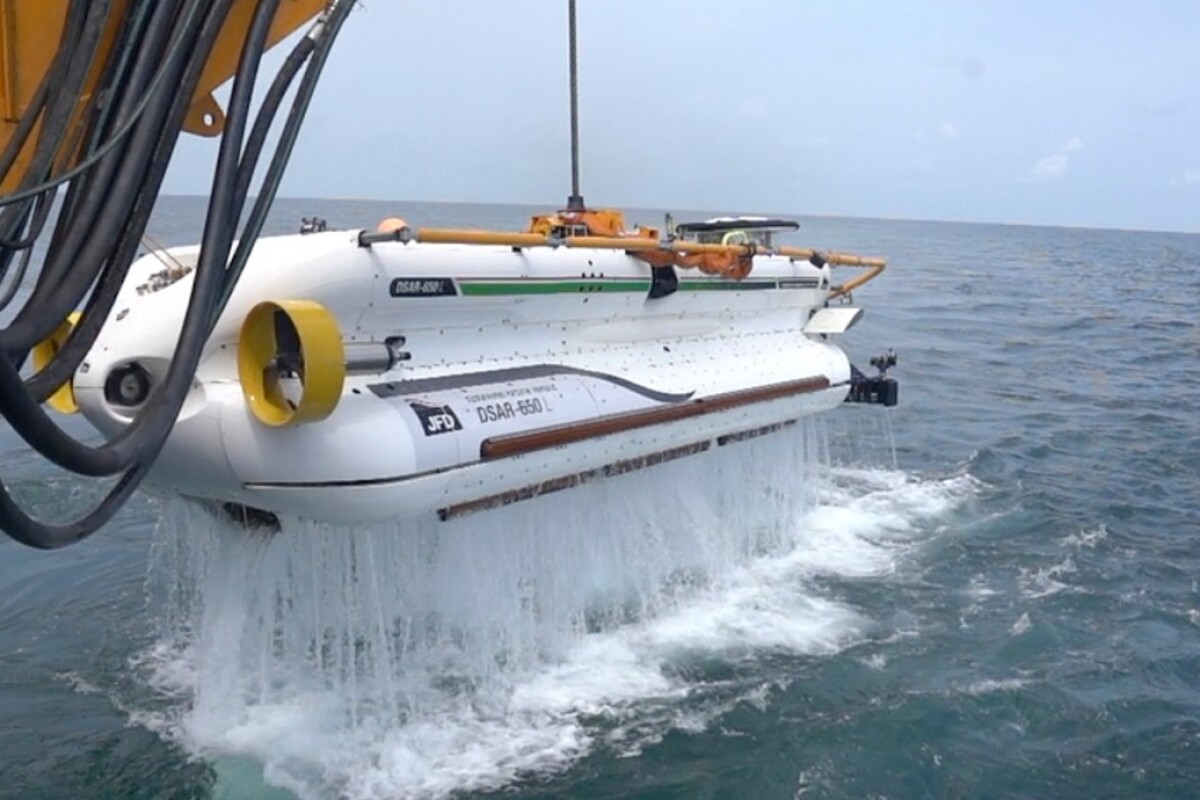 The DSRV recently completed trials in the Indian Ocean