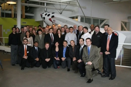Competitors at the Google Lunar X PRIZE team announcementPhoto: X PRIZE FOUNDATION