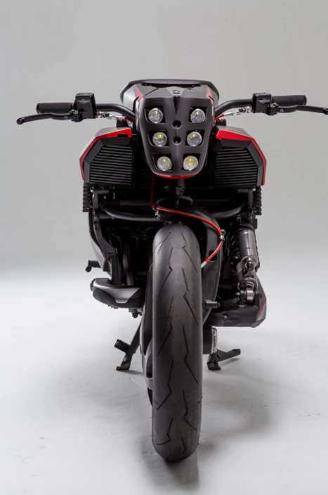 Project Rhodium Omega: nice wide bars and an alien faceplate