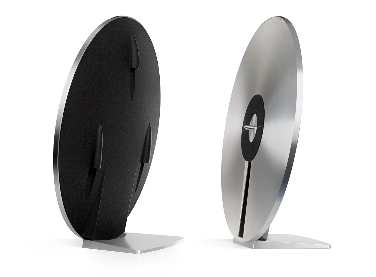 The Wheel 3 can stand upright on a new aluminum base, lay flat on a table top or hang on a wall using a single screw